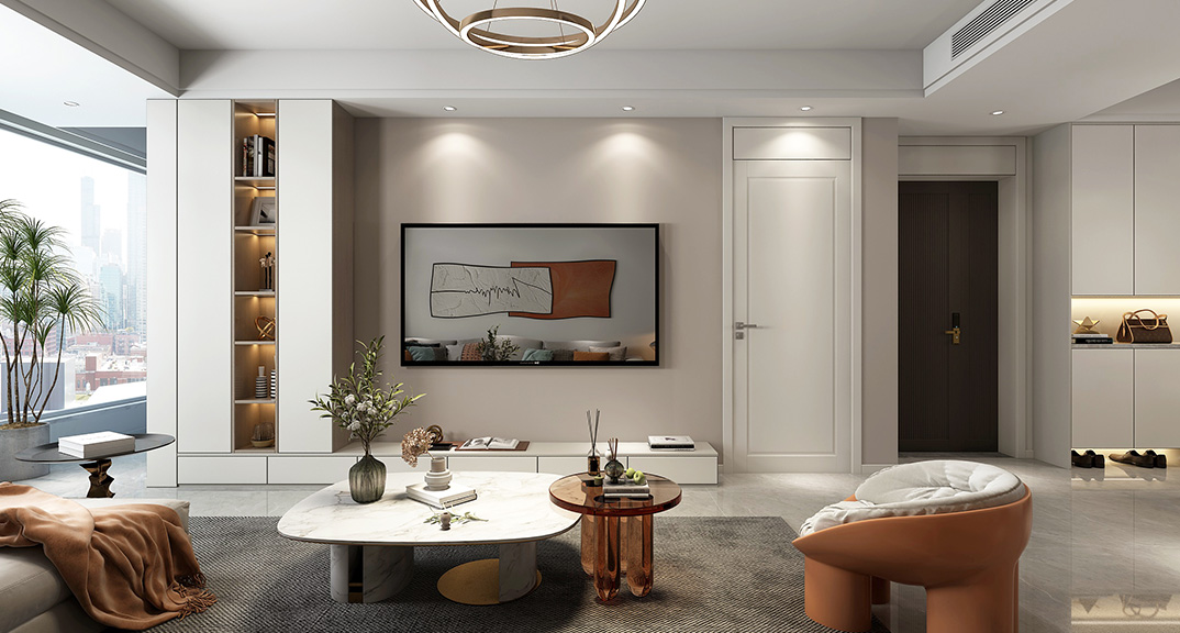 海青公寓200㎡三室两厅客厅电视现代简约风格装修案例效果图.jpg